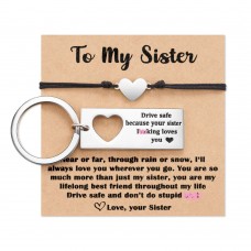 Tarsus Sister Keychain from Sister, Gifts for Sister, Drive Safe Keychain Sister Christmas Birthday Jewelry Gifts for Sister from Sisters Tar-353-sister Tarsus Sister Keychain from Sister, Gifts for Sister, Drive Safe Keychain Sister Christmas Birthday Jewelry Gifts for Sister from Sisters Tar-353-sister