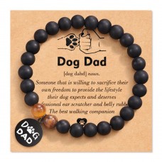 Tarsus Dog Dad Gifts for Men, Best Dog Dad Fathers Day Jewelry Gifts Bracelet Gift for Dog Dad Father Tar-371-dog dad