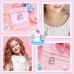 Tarsus Lucky Unicorn Necklace to My Daughter/Granddaughter, Heart Pendant Necklace Gifts Ideas for Teenage Girls Women-granddaughter