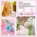 Tarsus Lucky Unicorn Necklace to My Daughter/Granddaughter, Heart Pendant Necklace Gifts Ideas for Teenage Girls Women-teengirls