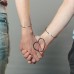 Tarsus Pinky Pomise Matching Relationship Bracelets for Best Friends Couple Family-sun