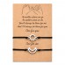 Tarsus Pinky Pomise Matching Relationship Bracelets for Best Friends Couple Family-sun