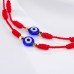 Tarsus (Ver.3) Evil Eye 7 Knot Lucky Bracelets Adjustable Red String Amulet for Women Men Little Boys & Girls-RR