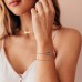 Tarsus Classic Evil Eye Bracelet / Anklets Layered 14K Gold Plated / Stainless Steel Amulet Nazar for Women Girls-4 Tarsus Classic Evil Eye Bracelet / Anklets Layered 14K Gold Plated / Stainless Steel Amulet Nazar for Women Girls-4