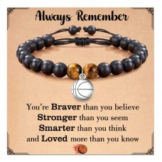 Tarsus Basketball Gifts, Teen Teenage Boys Gift Ideas Basketball Bracelet Accessories Year Old Boy Christmas Birthday Basketball Stuff Gifts for Men Boys 8-12 12-16 Tar-368-bra-always