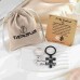 Tarsus Husband Gifts, His Crazy Her Weirdo Couples Keychains, Matching Keychains Husband Couples Gifts Stuff Anniversary Christmas Valentines Day Gifts for Husband Him Tar-378-My Husband
