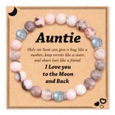 Tarsus Auntie Gifts from Niece, Aunt Gifts, Aunt Gifts from Niece Nephew, Best Aunt Ever Gifts, Aunt Auntie Christmas Mothers Day Birthday Gifts for Aunt Bracelet Tar-383-Pink Stone-auntie Tarsus Auntie Gifts from Niece, Aunt Gifts, Aunt Gifts from Niece Nephew, Best Aunt Ever Gifts, Aunt Auntie Christmas Mothers Day Birthday Gifts for Aunt Bracelet Tar-383-Pink Stone-auntie