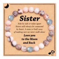 Tarsus Sisters Gifts from Sister, Sister Gifts, Best Sister Christmas Birthday Jewelry Sister Bracelet Mothers Day Gifts for Sister Adult Tar-383-Pink Stone-sister Tarsus Sisters Gifts from Sister, Sister Gifts, Best Sister Christmas Birthday Jewelry Sister Bracelet Mothers Day Gifts for Sister Adult Tar-383-Pink Stone-sister