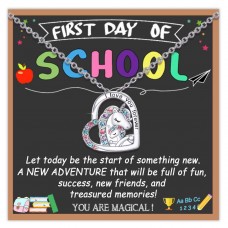 Tarsus Back to School Gifts, First Day of School Gifts for Girls Back to School Necklace Unicorn Gifts Jewelry for Daughter Granddaughter Niece Tar-601-Back SH Tarsus Back to School Gifts, First Day of School Gifts for Girls Back to School Necklace Unicorn Gifts Jewelry for Daughter Granddaughter Niece Tar-601-Back SH