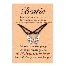 Tarsus Friendship Bracelets 2 Matching Bracelets for Best Friends Butterfly Gifts for Women Girls BFF Tar-605-friend-butterfly Tarsus Friendship Bracelets 2 Matching Bracelets for Best Friends Butterfly Gifts for Women Girls BFF Tar-605-friend-butterfly