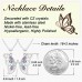 Tarsus Friendship Necklace, Best Friend BFF Necklaces for 2, Matching Butterfly Necklace Jewelry Birthday Friendship Gifts for Women Friends Female Girls Bestie Tar-615-friend