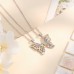 Tarsus Sisters Gifts from Sister, Birthday Gifts for Sister Necklace 2 Matching Sister Jewelry Butterfly Necklace Friendship Gifts for Girls Women Tar-615-sister