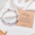 Tarsus Inspirational Gifts for Women, Beaded Bracelets Get Well Soon Encouragement Inspirational Jewelry Gift for Teen Teenage Girls Tar-618-Strong