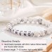 Tarsus Inspirational Gifts for Women, Beaded Bracelets Get Well Soon Encouragement Inspirational Jewelry Gift for Teen Teenage Girls Tar-618-Strong