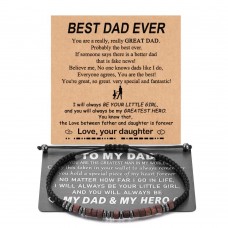 Tarsus Fathers Day Gifts for Dad, Dad Gifts from Daughter, Best Dad Ever Father Daughter Gifts Christmas Birthday Gifts Bracelets for Daddy Presents Tar-625-Dad