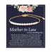 Tarsus Mother in Law Bracelet, Mother of the Groom Gifts from Bride, Pearl Jewelry Wedding Day Gifts for Mother in Law from Daughter in Law Tar-627-mother in law on wedding-Gold