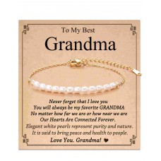 Tarsus Grandma Gifts from Granddaughter, Pearl Bracelet Christmas Mothers Day Grandma Birthday Gifts Jewelry for Grandma Tar-627-Grandma-Gold Tarsus Grandma Gifts from Granddaughter, Pearl Bracelet Christmas Mothers Day Grandma Birthday Gifts Jewelry for Grandma Tar-627-Grandma-Gold