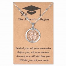 Tarsus Graduation Gifts for Her 2021, Compass Necklace for Women Girls, Chain 18+2 inches Tarsus Graduation Gifts for Her 2021, Compass Necklace for Women Girls, Chain 18+2 inches